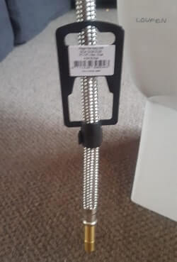 (Losse) flexibele slang staand toilet